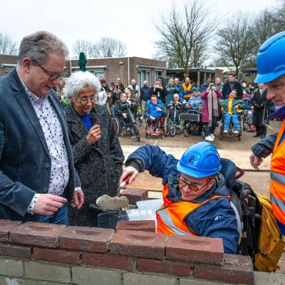 Eerste steen gelegd voor Boswoningen op Zonhove